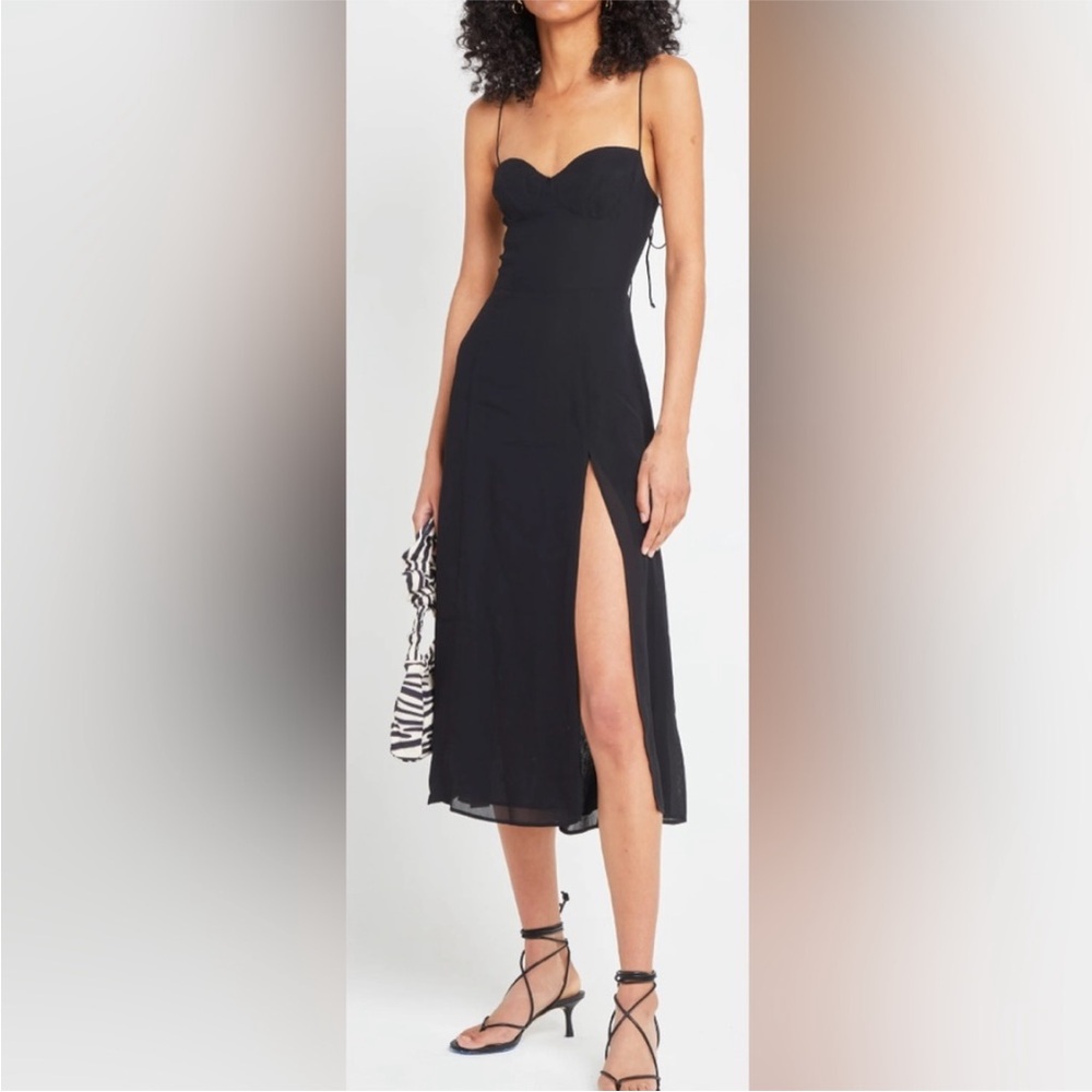 Kourt Black Midi Dress Size Medium New with Tag